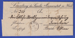 Österreich Dienstbrief Mit Rundstempel HALL IN TIROL Von 1885 - ...-1850 Vorphilatelie