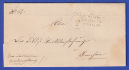 Österreich Dienstbrief Mit Rundstempel SILLIAN 1881 - ...-1850 Vorphilatelie