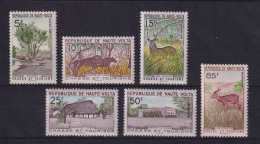 Obervolta Burkina Faso 1962 Jagd Und Tourismus Mi.-Nr. 102-107 Postfrisch ** - Burkina Faso (1984-...)