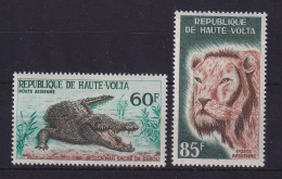 Obervolta Burkina Faso 1965 Wildtiere Mi.-Nr. 170-171 Postfrisch ** - Burkina Faso (1984-...)