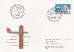 Switzerland 1988 Air Mail Cover Mailed - Briefe U. Dokumente