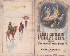 Calendarietto - L'unione Cooperatori Apostolato Stampa Della Pia Società San Paolo - Catania - Anno 1940 - Tamaño Pequeño : 1921-40