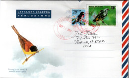 WALLIS Et FUTUNA, Air Letter, Bird, Dove     /     L'aérogramme, Oiseau, Pigeon - Tauben & Flughühner