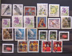 Ireland 2003 - 2012 Birds Christmas Flowers Squirrel Dolphin Crab Anemone - Usati