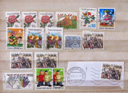 Czech Rep. 2008 - 2012 Flowers Architecture Music Cooking Cartoons Easter - Used Stamps