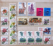 Czech Rep. 2005 - 2008 Flowers Architecture Olympic Games - Used Stamps