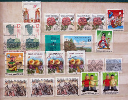 Czech Rep. 2007 - 2011 Flowers Architecture Music Cartoons - Used Stamps