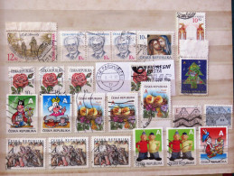 Czech Rep. 2007 - 2011 Flowers Architecture Music Cartoons Christmas - Used Stamps