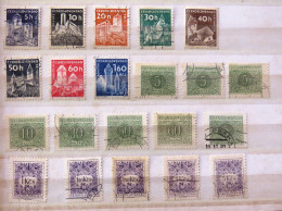 Czechoslovakia 1960 - 1963 Castles  - Used Stamps