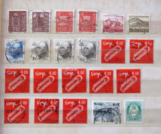 Norway 1964 - 2001 King Churches Animals Clip Fish Horn - Used Stamps