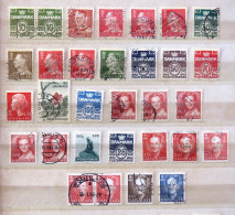 Denmark 1950 - 1990 King Queen Castle Mermaid - Used Stamps