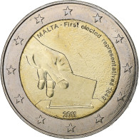 Malte, 2 Euro, 2011, Bimétallique, SPL, KM:144 - Malte