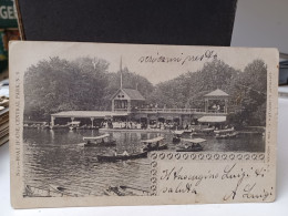 Cartolina  Boat House Central Park, New York. 1902 - Manhattan