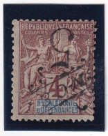 Nouvelle Calédonie Timbre Type Groupe N° 55a Surcharge Inversé Neuf (*) - Neufs