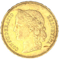 Suisse- 20 Francs Confédération Helvétique 1896 Berne - 20 Franken (goud)