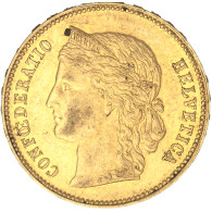 Suisse- 20 Francs Confédération Helvétique 1896 Berne - 20 Franken (oro)