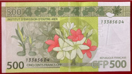 Nouvelle Calédonie - 500 FCFP - 2014 / 1er Jeu De Signatures / Noyer-de Seze-La Cognata - Neuf  / Jamais Circulé - Nouméa (New Caledonia 1873-1985)