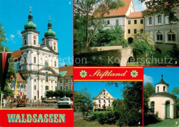 73737113 Waldsassen Basilika Abteischlossanlage Mit Wassergraben Kloesterliches  - Waldsassen