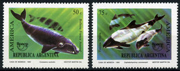 Argentina 1993 MiNr. 2190 - 2191  Argentinien  Marine Mammals  Whales Dolphins AMERICA UPAEP 2v MNH** 4.20 € - Nuevos