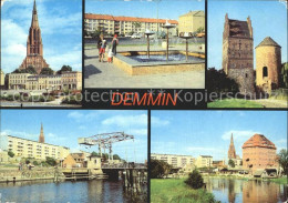 72373498 Demmin Mecklenburg Vorpommern Markt Bartholomaeuskirche Springbrunnen L - Demmin