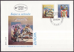 Europa CEPT 1997 Serbie De Krajina - Serbia - Serbien FDC Y&T N°78 à 79 - Michel N°81 à 82 - 1997