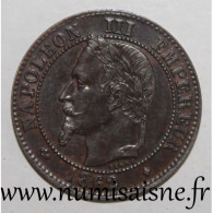 GADOURY 104 - 2 CENTIMES 1862 BB - Grand BB - Strasbourg - TYPE NAPOLEON III - KM 796 - TTB/SUP - 2 Centimes