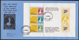 NZ ZEAPEX MINIATURE SHEET FDC - Covers & Documents