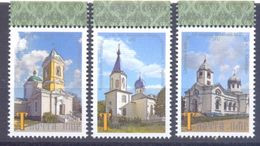 2017. Transnistria, Churches Of Transnistria, 3v, Mint/** - Moldawien (Moldau)