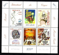 MONACO BLOCK 82 POSTFRISCH(MINT) ZIRKUSFESTIVAL 2000 CLOWN AFFE - Circo