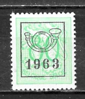 PRE744**  Chiffre Sur Lion Héraldique - 1963 - Bonne Valeur - MNH** - LOOK!!!! - Typo Precancels 1951-80 (Figure On Lion)