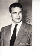 MARLON BRANDO  1957  - Foto-cartolina Viaggiata In Italia - Europa