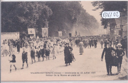 VILLERS-COTTERETS- CEREMONIE DU 22 JUILLET 1923- RETOUR DE LA MESSE EN PLEIN AIR - Villers Cotterets