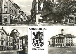 72368438 Sonneberg Thueringen Rathaus Karl-Marx-Strasse Lutherhaus Spielzeugmuse - Sonneberg