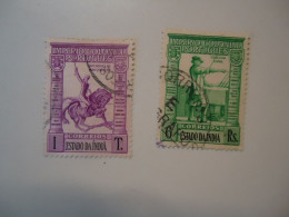 INDIA PORTUGAL 2 USED STAMPS  HISTORY - India Portuguesa