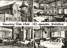 72358547 Sonneberg Thueringen HO Gaststaette Schlossberg Saal Bar Jaegerzimmer S - Sonneberg