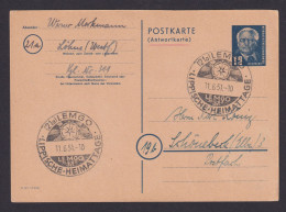 DDR Ganzsache Pieck P 46 Antwort Guter SST Lemgo Lippishe Heimattage Schönebeck - Cartes Postales - Oblitérées