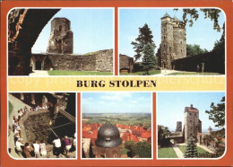 72356007 Stolpen Burg Siebenspitzenturm Johannisturm Brunnen Schloesserturm Seig - Stolpen