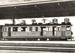 TRANSPORT - Train - BFZe 4/4 26 à Montreux En 1939 - Photo W Boegli - Carte Postale Ancienne - Eisenbahnen