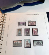 ESPAÑA—Años Completos 1970/1976 + Escudos + Trajes ** MNH Stamps. En ALBUM Filabo 15 Anillas Con Hojas EDIFIL - Colecciones