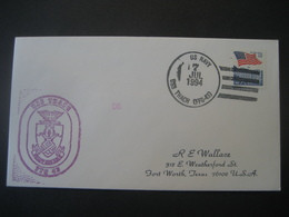 Vereinigte Staaten 1994- US Navy USS Thach (FFG 43) - Cartas & Documentos