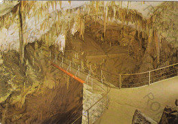 CARTOLINA  B13 POSTOJNSKA JAMA,SLOVENIA-CAVES-IL PONTE RUSSO-VIAGGIATA 1980 - Slowenien