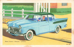 FANTAISIES - Simca Vedette "Beaulieu" (France) - Carte Postale Ancienne - Other & Unclassified
