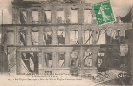 FRANCE - Reims Dans Ses Armées De Bombardements 1914 - Rue Eugène Desteuque - Mont De Piété - Carte Postale Ancienne - Reims