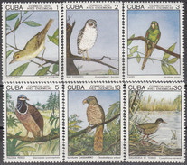 CUBA 1975, FAUNA, CUBAN LOCAL BIRDS, COMPLETE MNH SERIES With GOOD QUALITY, *** - Unused Stamps