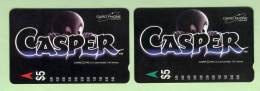 Australia - CardPhone - 1995 Casper Set (2) - Mint - Australie