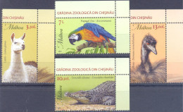 2023. Moldova, Kishinev Zoo, Animals, Birds, 4v,  Mint/** - Moldawien (Moldau)