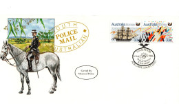 Australia PM 1316 1986 Police Mail,Stampex Postal Histoy & Stationary Day. Souvenir Cover - Briefe U. Dokumente