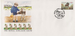 Australia PM 1322 1986 Royal Adelaide Show,FDI  Souvenir Cover - Briefe U. Dokumente