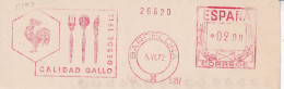 EMA   FRONTAL  - FRONT  6X15 ESPAÑA  1972  BARCELONA - Gallinaceans & Pheasants