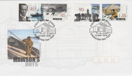 Australian Antarctic Territory 1999 Mawson's Huts   FDC - FDC